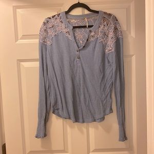 Free People Henley Top